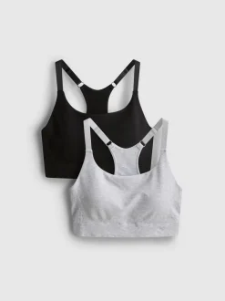 Nahtlose Sport-BHs, 2er-Pack