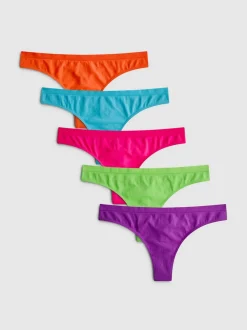 Nahtlose Tangas, 5er-Pack