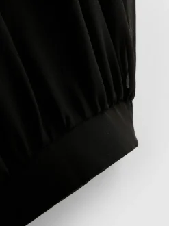 Netzstoffhose mit Bündchen