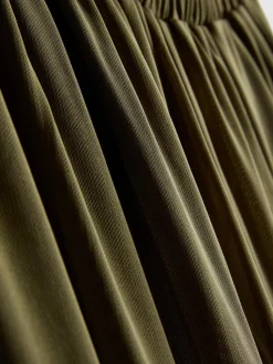 Netzstoff-Jerseyhose mit Bündchen