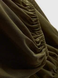 Netzstoff-Jerseyhose mit Bündchen