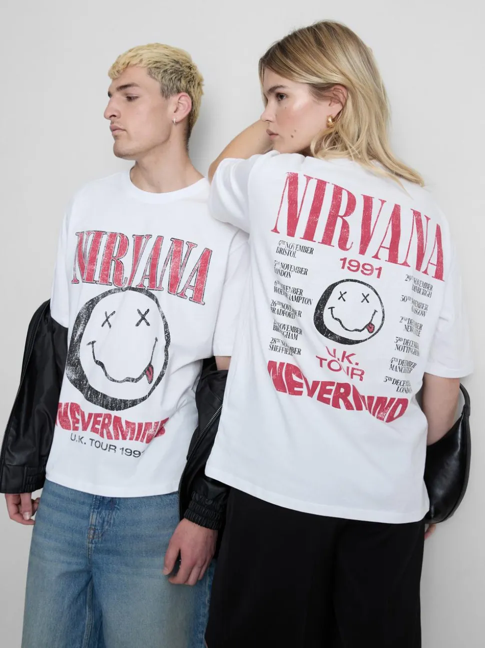 „Nirvana“ T-Shirt mit Grafik