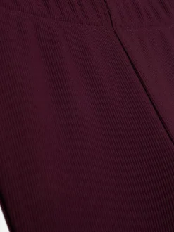Ottoman-Leggings mit ausgestelltem Bein