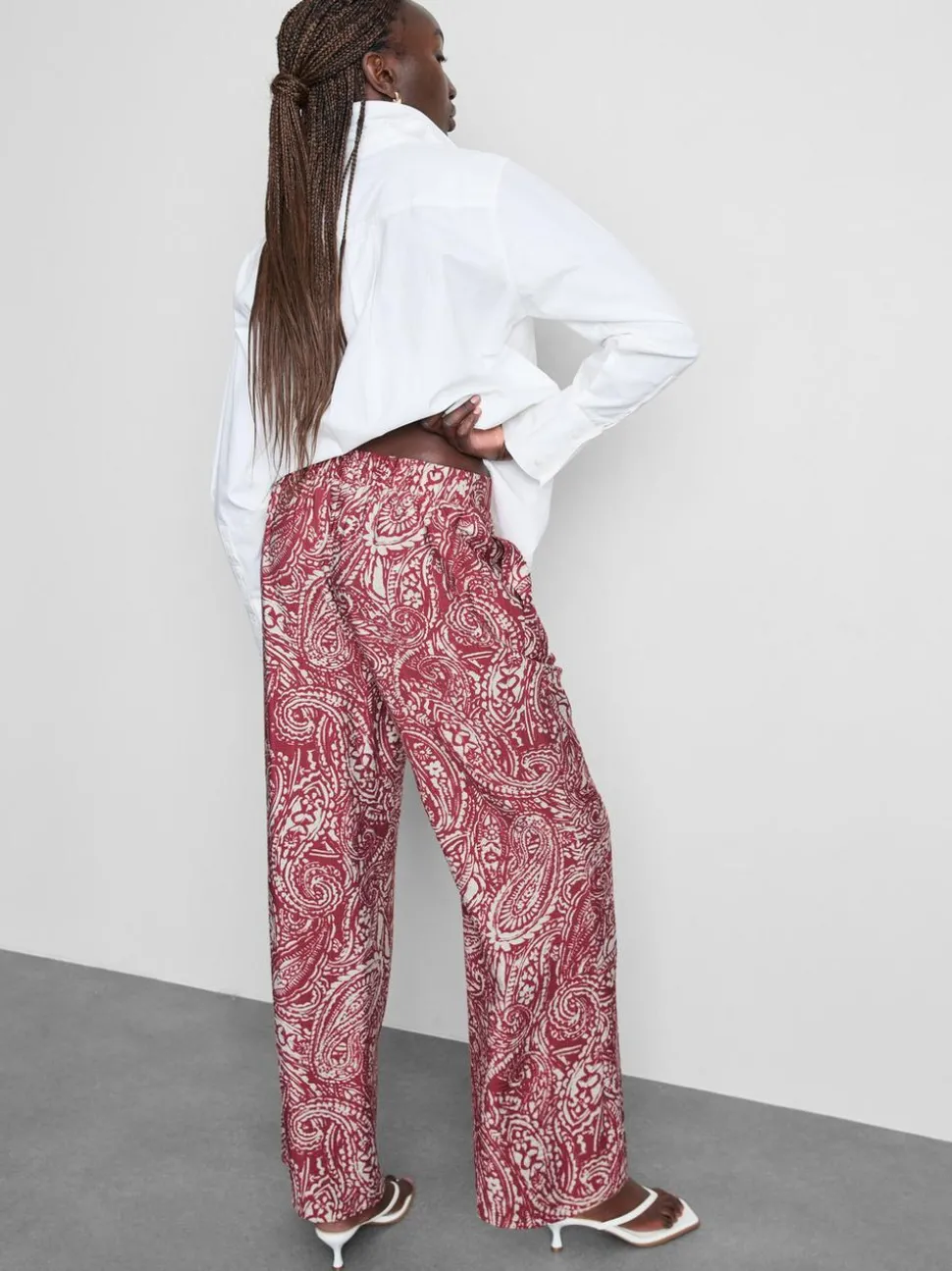 Palazzo-Hose mit Print