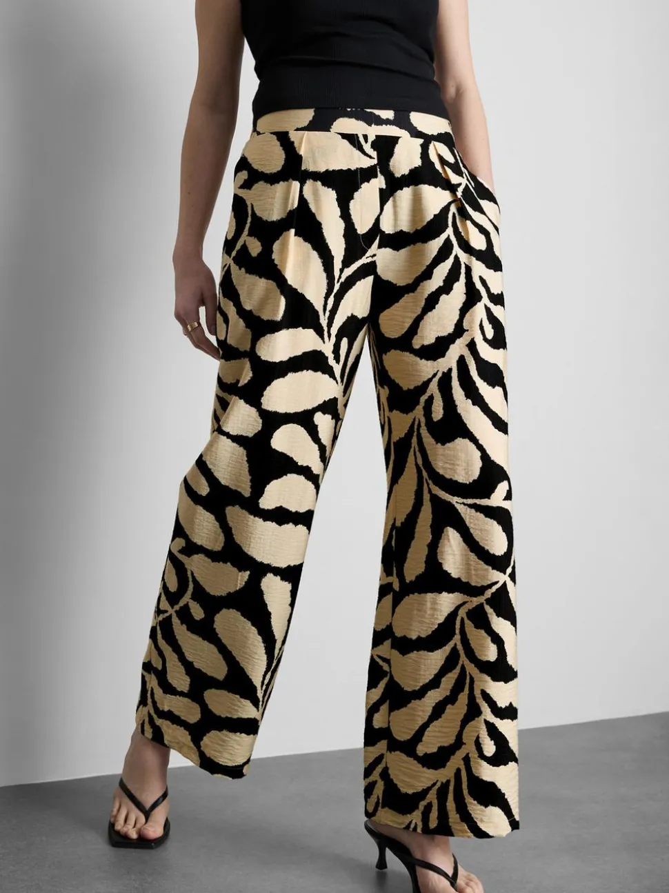 Palazzo-Hose mit Print