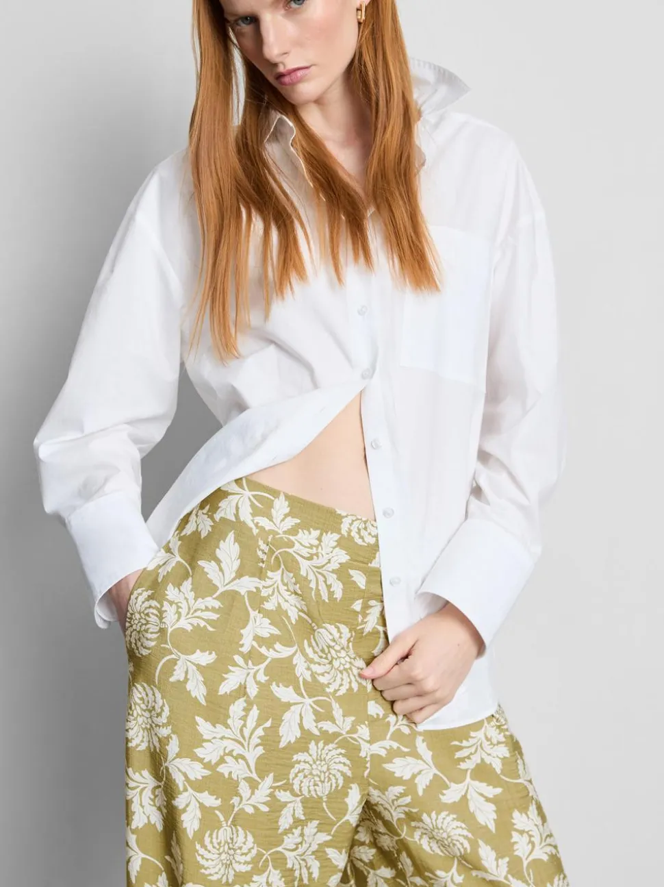 Palazzo-Hose mit Print