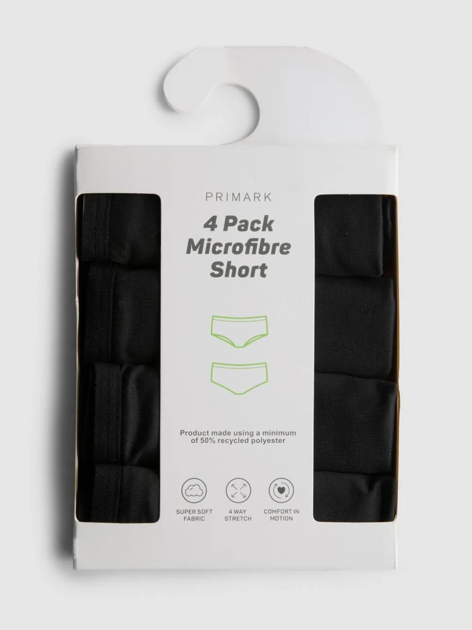 Pantys aus Mikrofaser, 4er-Pack