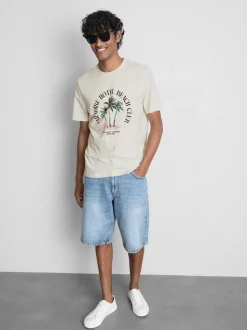 „Paradise Beach“ T-Shirt mit Grafik