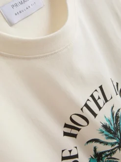 „Paradise Beach“ T-Shirt mit Grafik