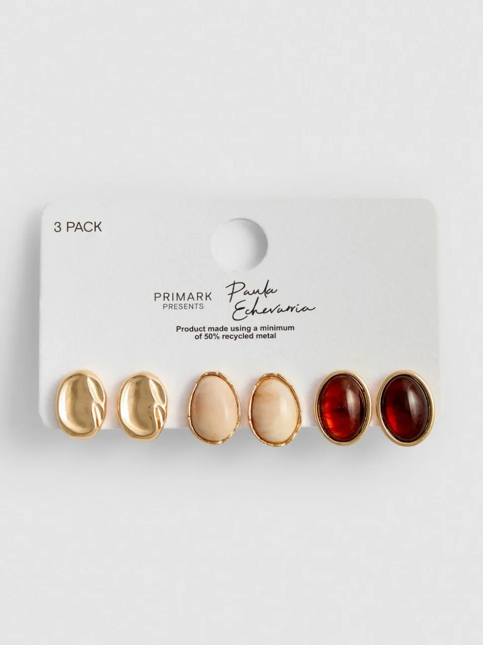„Paula Echevarría“ Ohrstecker, 3er-Pack