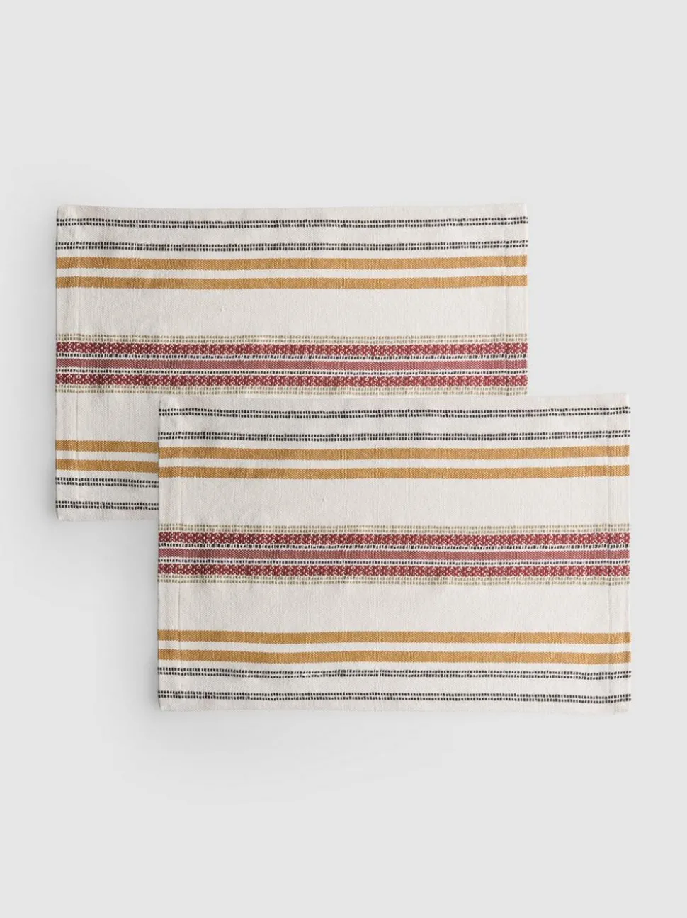 Platzdeckchen mit Streifen, 2er-Pack