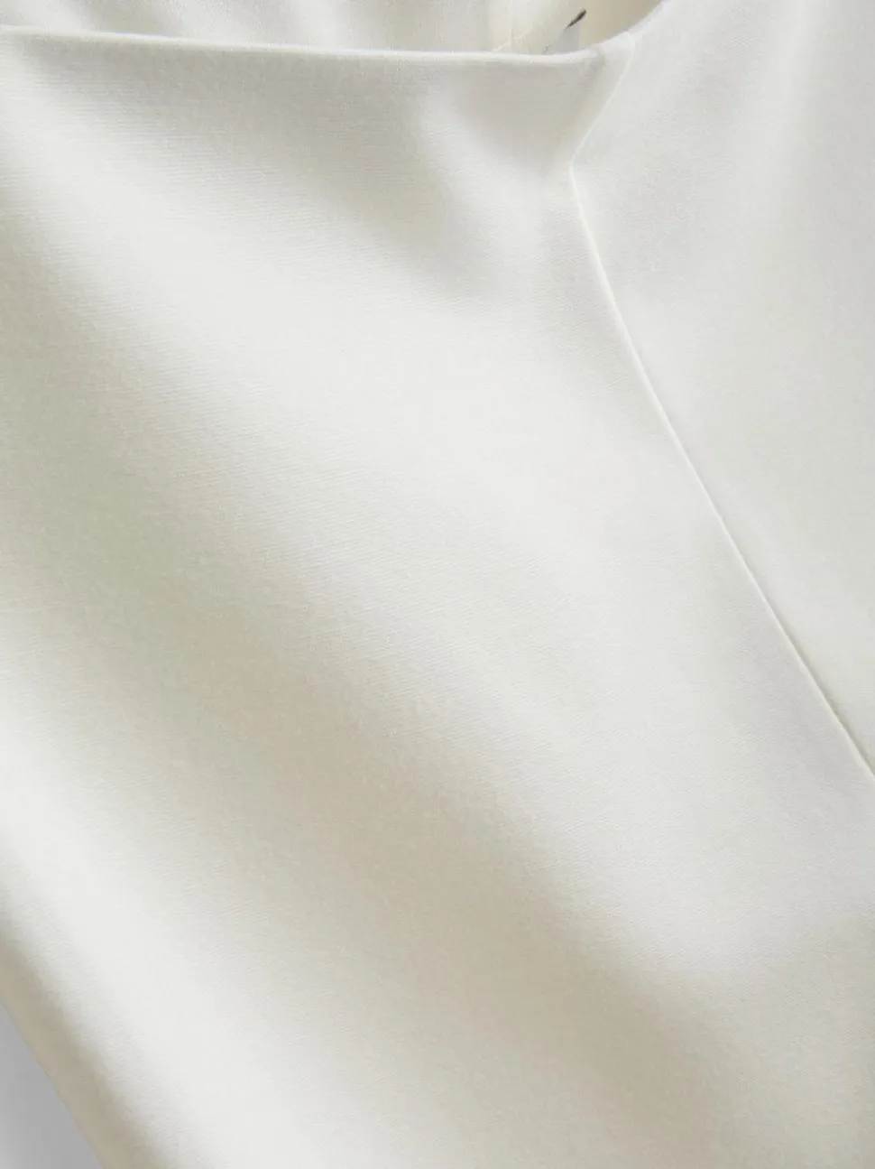 Plissierte Jerseyhose mit weitem Bein