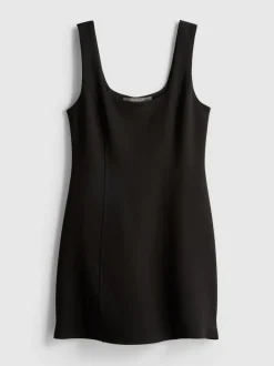 Ponté-Minikleid mit hohem Baumwollanteil