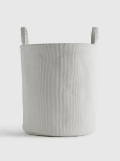 Pop-up-Wäschekorb aus Cord