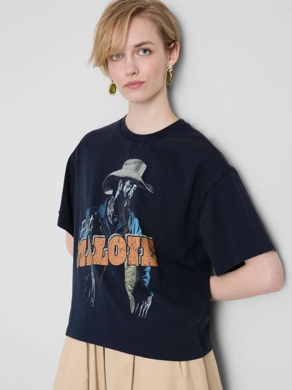 „Post Malone“ Baumwoll-T-Shirt mit Grafik