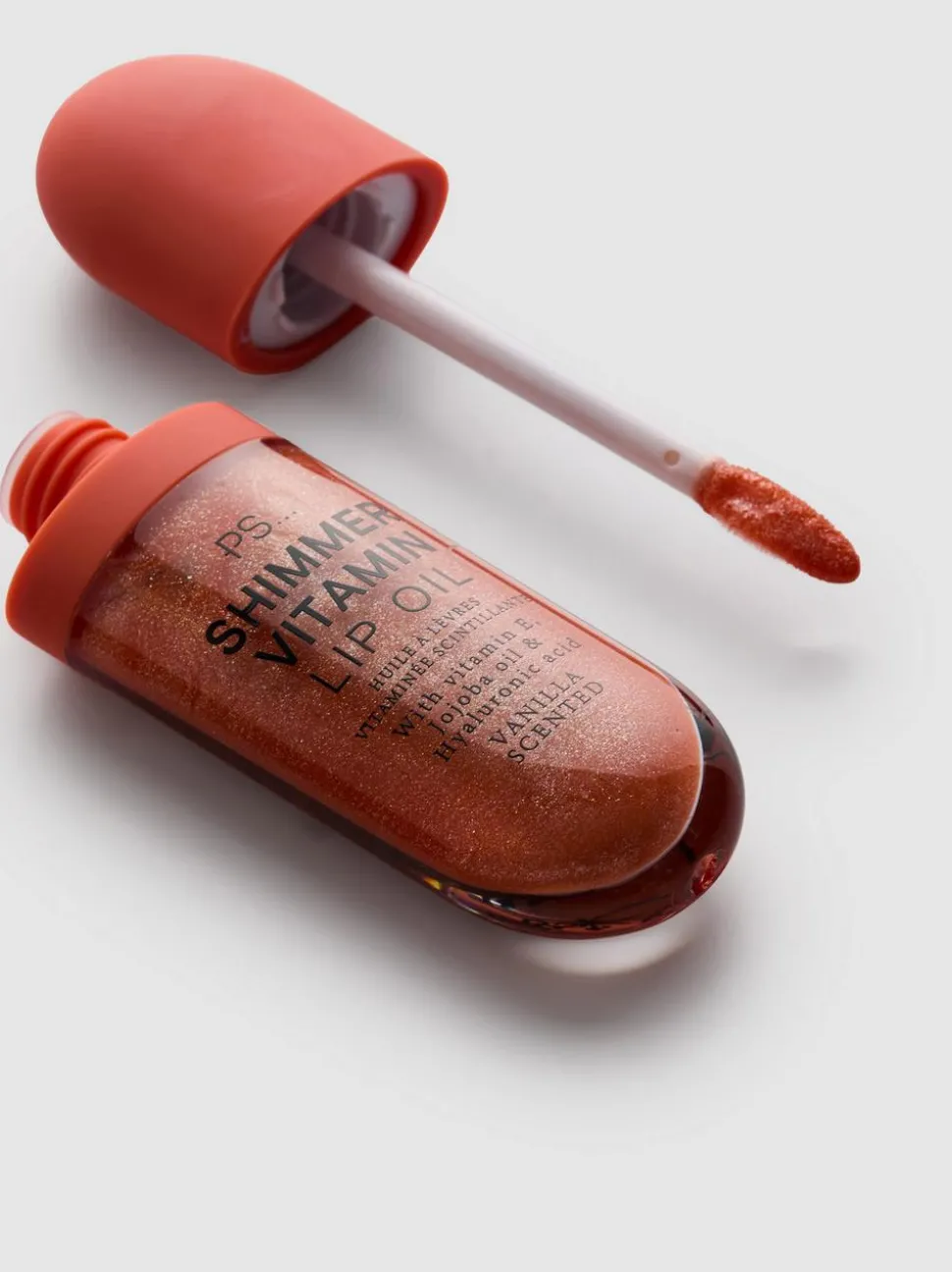 PS... Duftendes, schimmerndes Lippenöl mit Vitaminen