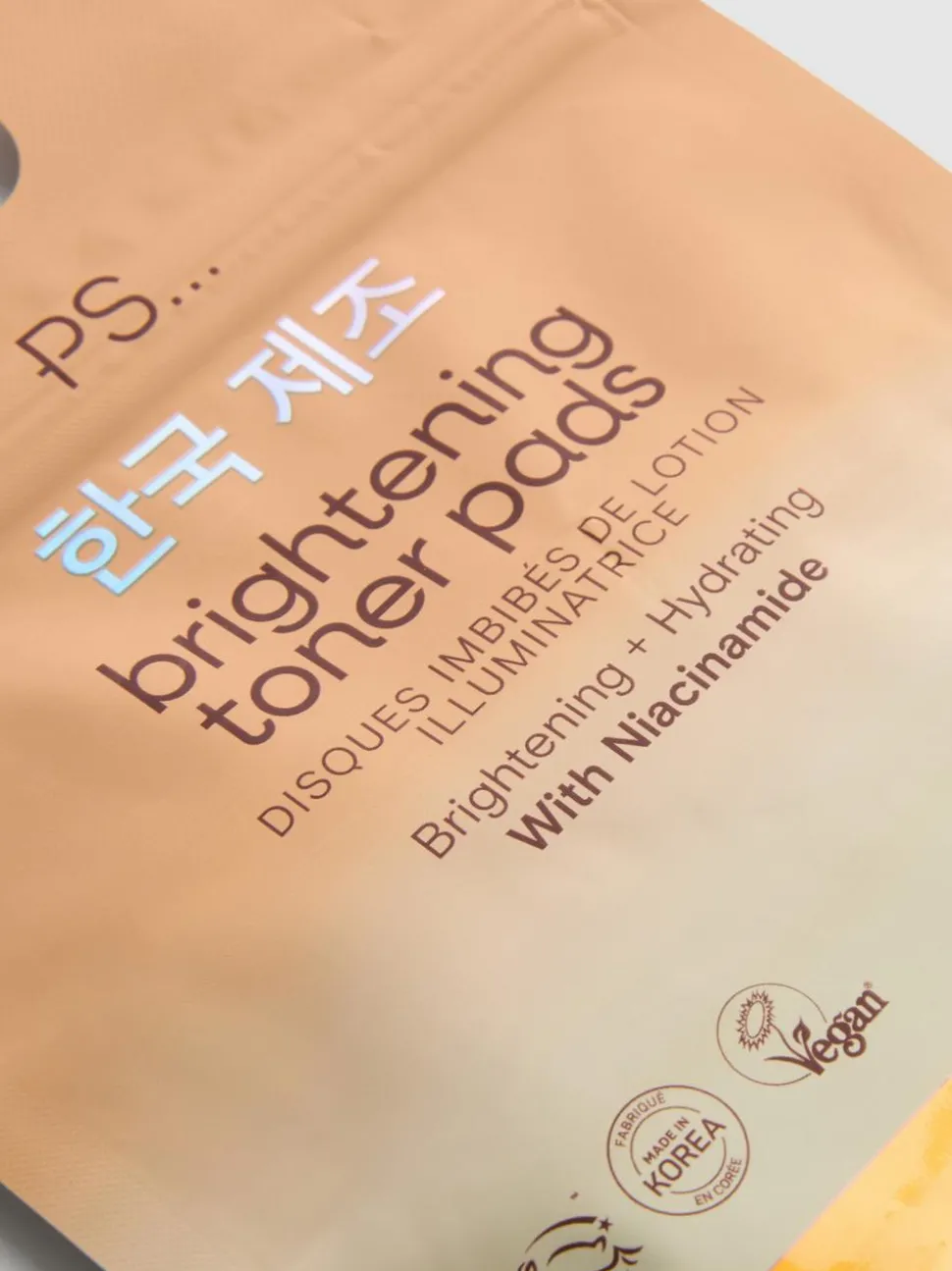 PS... K-Beauty Aufhellende Tonerpads fürs Gesicht, 20er-Pack