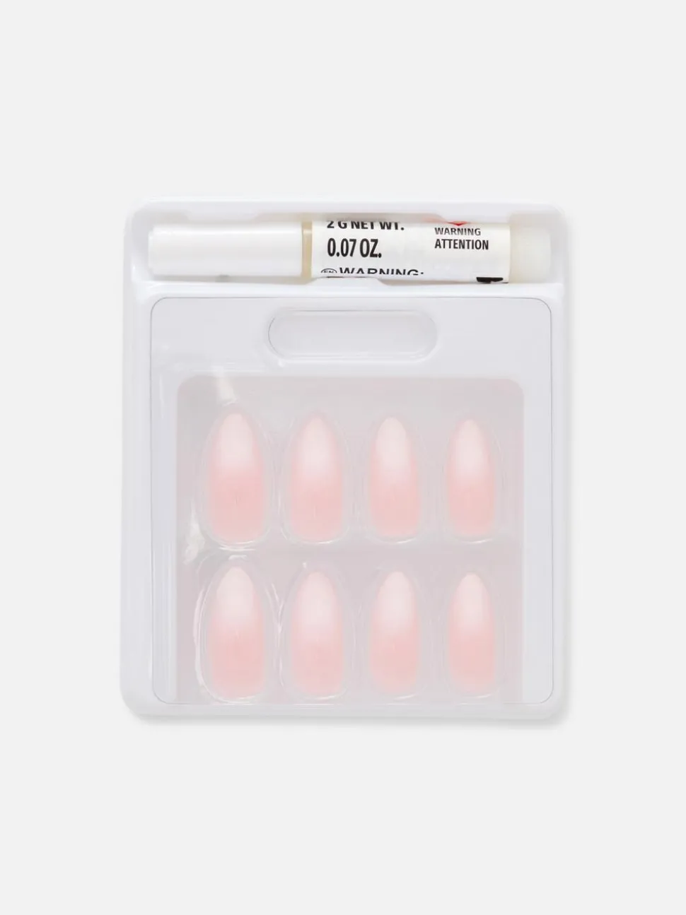 PS... Pro Spitze, glänzende Kunstnägel mit Geleffekt