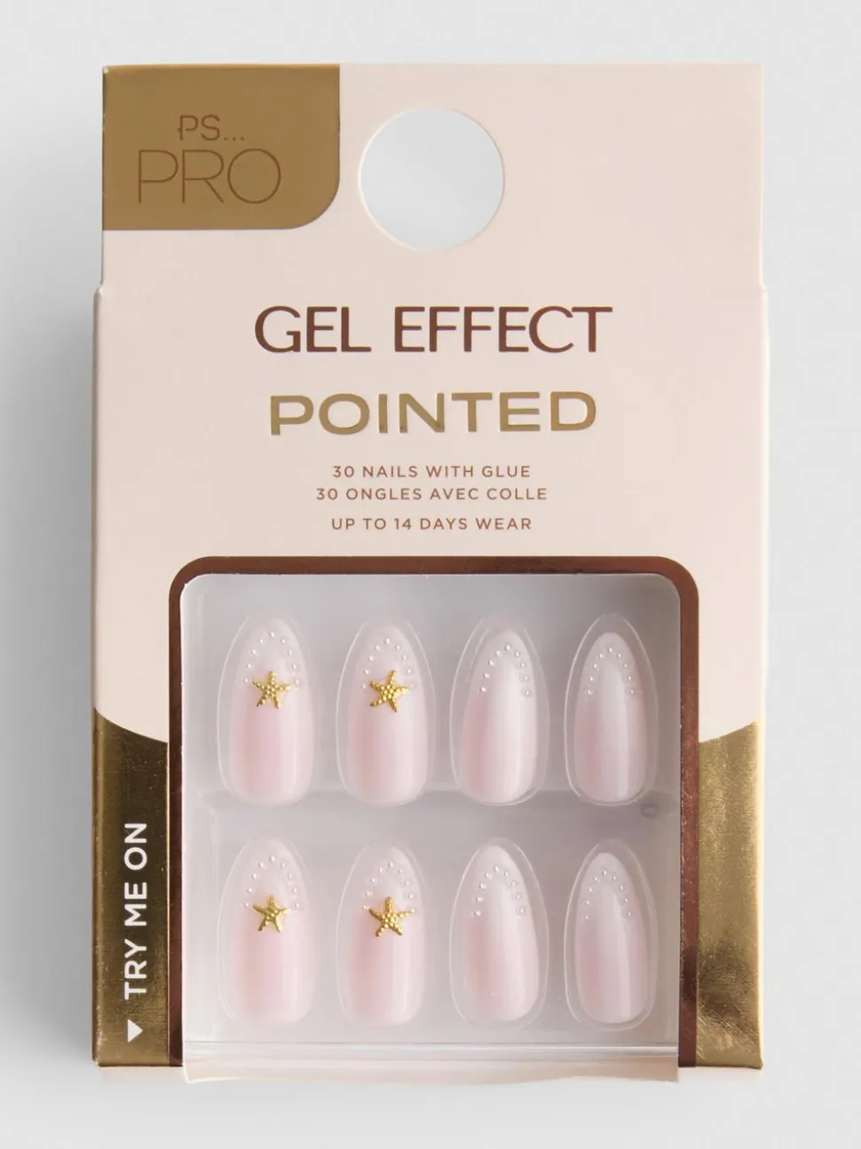 PS… Pro spitze Kunstnägel mit Gel-Effekt