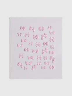 PS... Schleifenförmige Nailart-Sticker, 33er-Pack