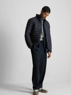 Pufferjacke mit Trichterkragen