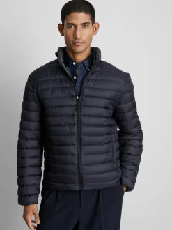 Pufferjacke mit Trichterkragen