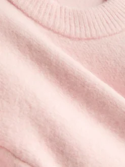 Pullover aus Wollgemisch mit Rundhalsausschnitt im Oversized-Look