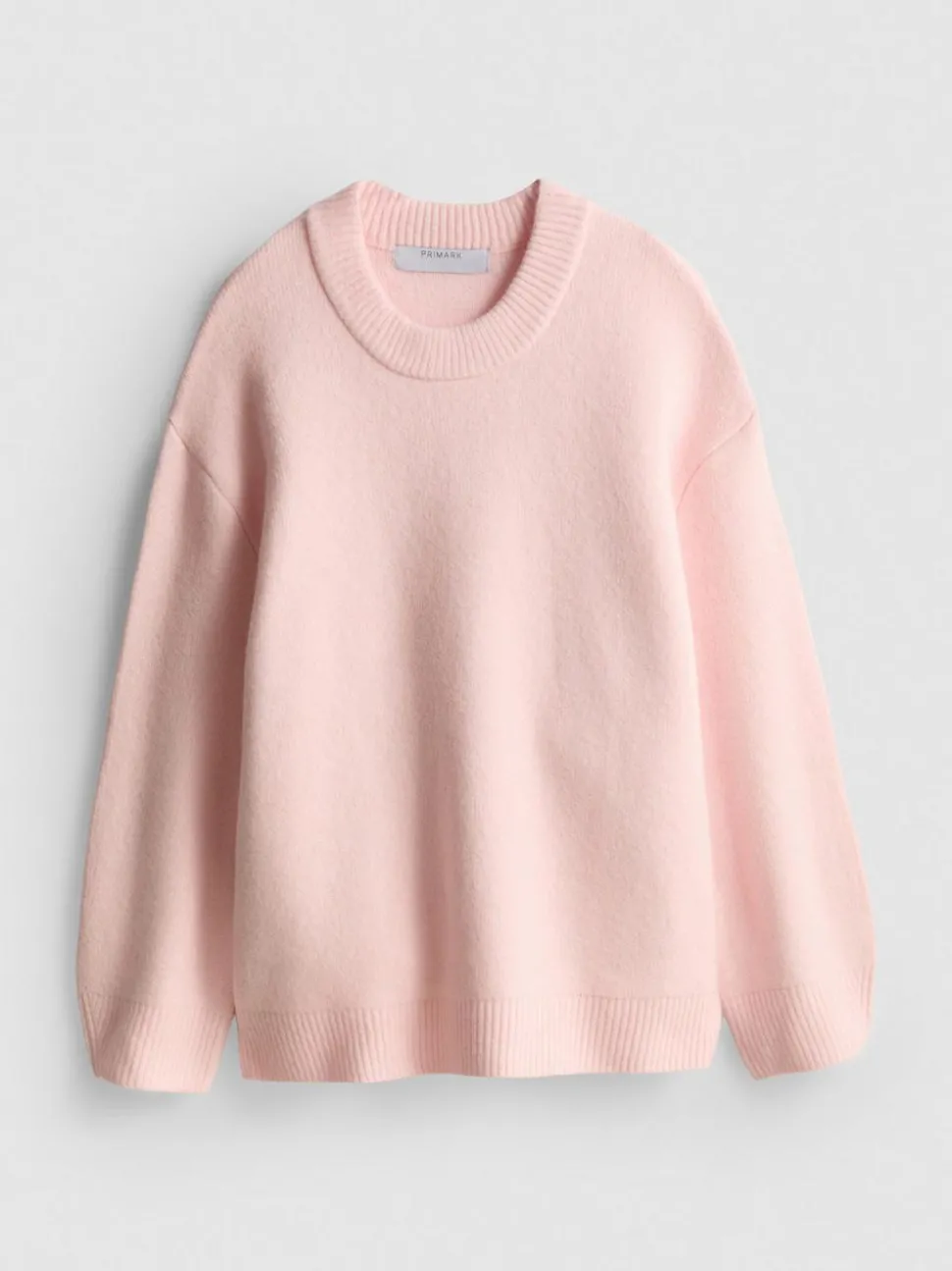 Pullover aus Wollgemisch mit Rundhalsausschnitt im Oversized-Look