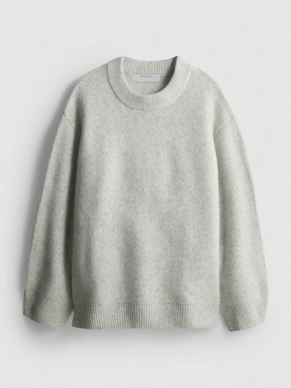 Pullover aus Wollgemisch mit Rundhalsausschnitt im Oversized-Look