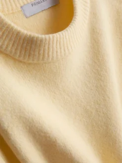 Pullover aus Wollgemisch mit Rundhalsausschnitt im Oversized-Look