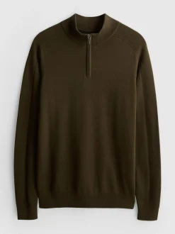 Pullover mit Viertelreißverschluss