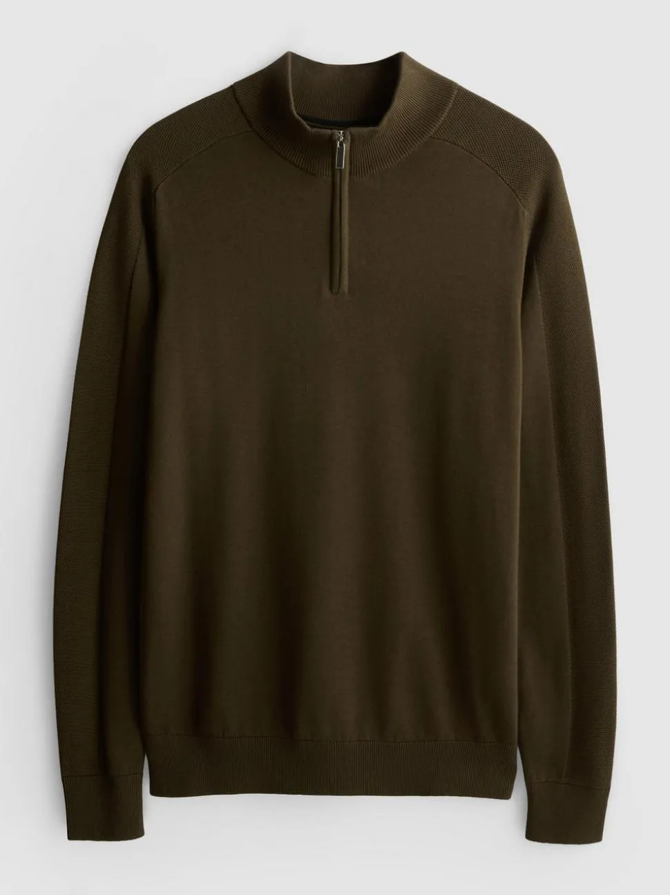 Pullover mit Viertelreißverschluss