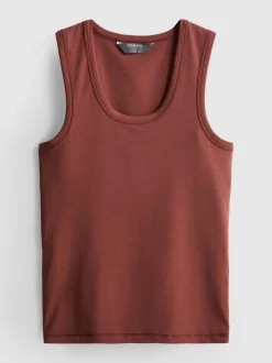 Racerback-Tanktop mit U-Ausschnitt