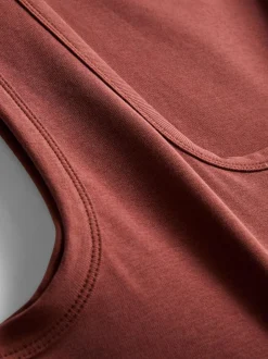 Racerback-Tanktop mit U-Ausschnitt