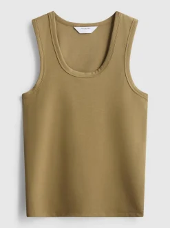 Racerback-Tanktop mit U-Ausschnitt