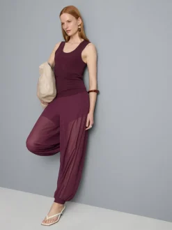 Racerback-Tanktop mit U-Ausschnitt