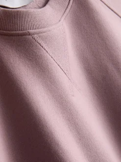 Raglan-Sweatshirt mit hohem Baumwollanteil