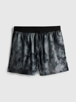 Reflektierende Laufshorts mit Print