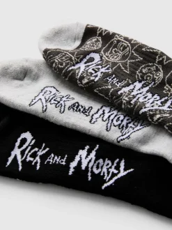 „Rick and Morty“ Crew-Socken, 3er-Pack
