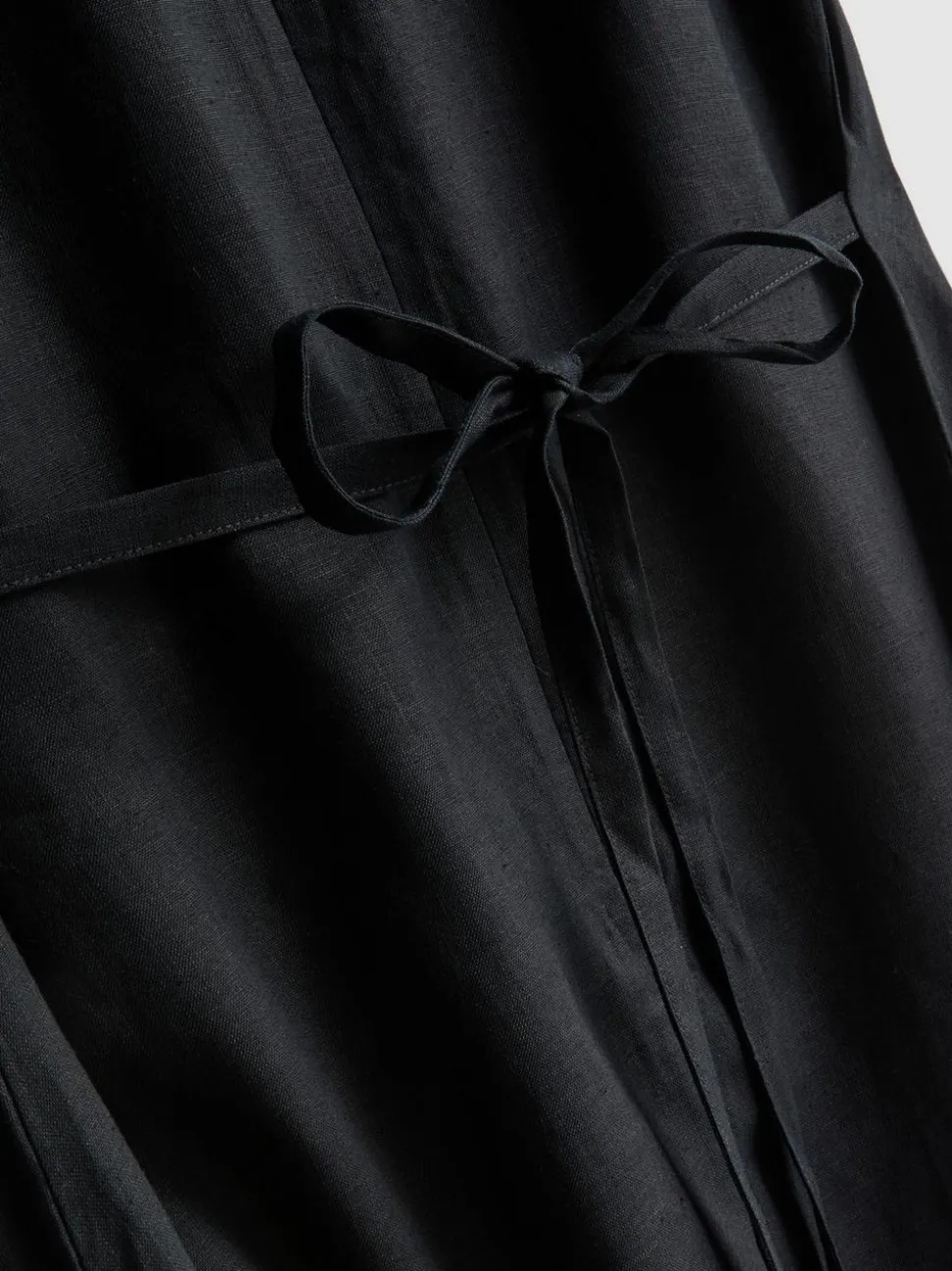 Ärmelloses „The Edit“ Leinen-Midikleid