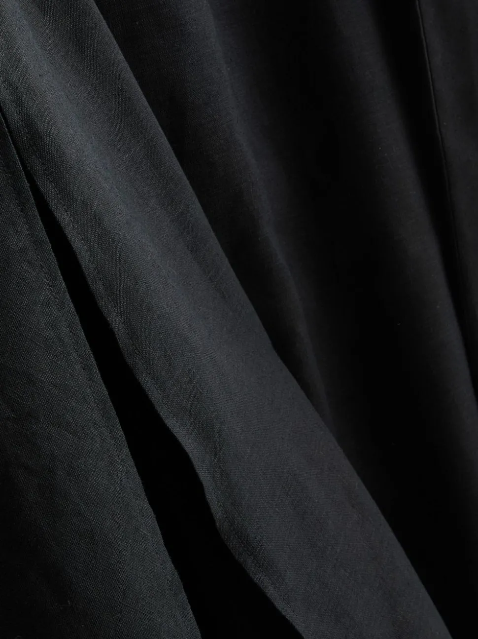 Ärmelloses „The Edit“ Leinen-Midikleid