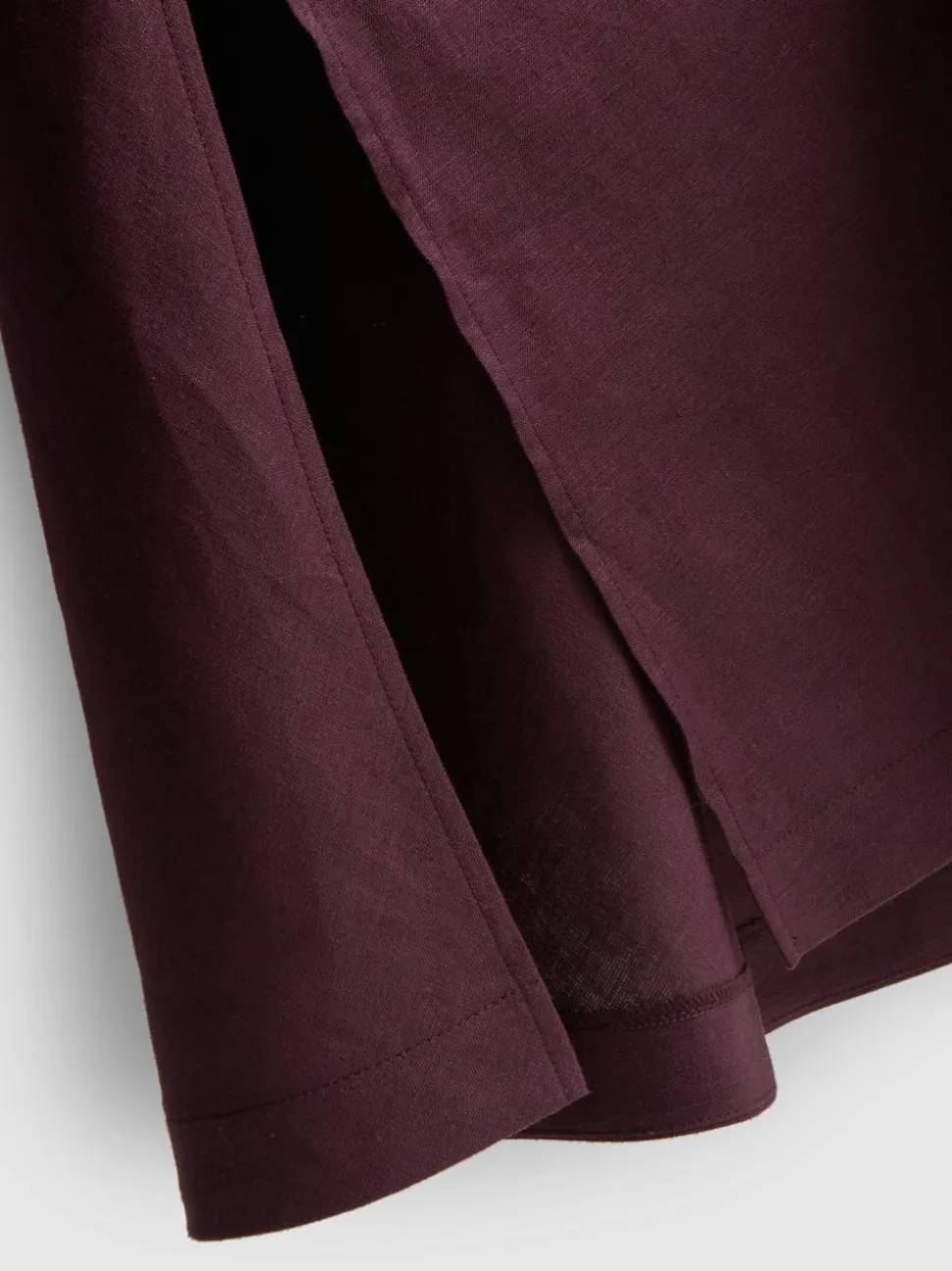 Ärmelloses „The Edit“ Leinen-Midikleid