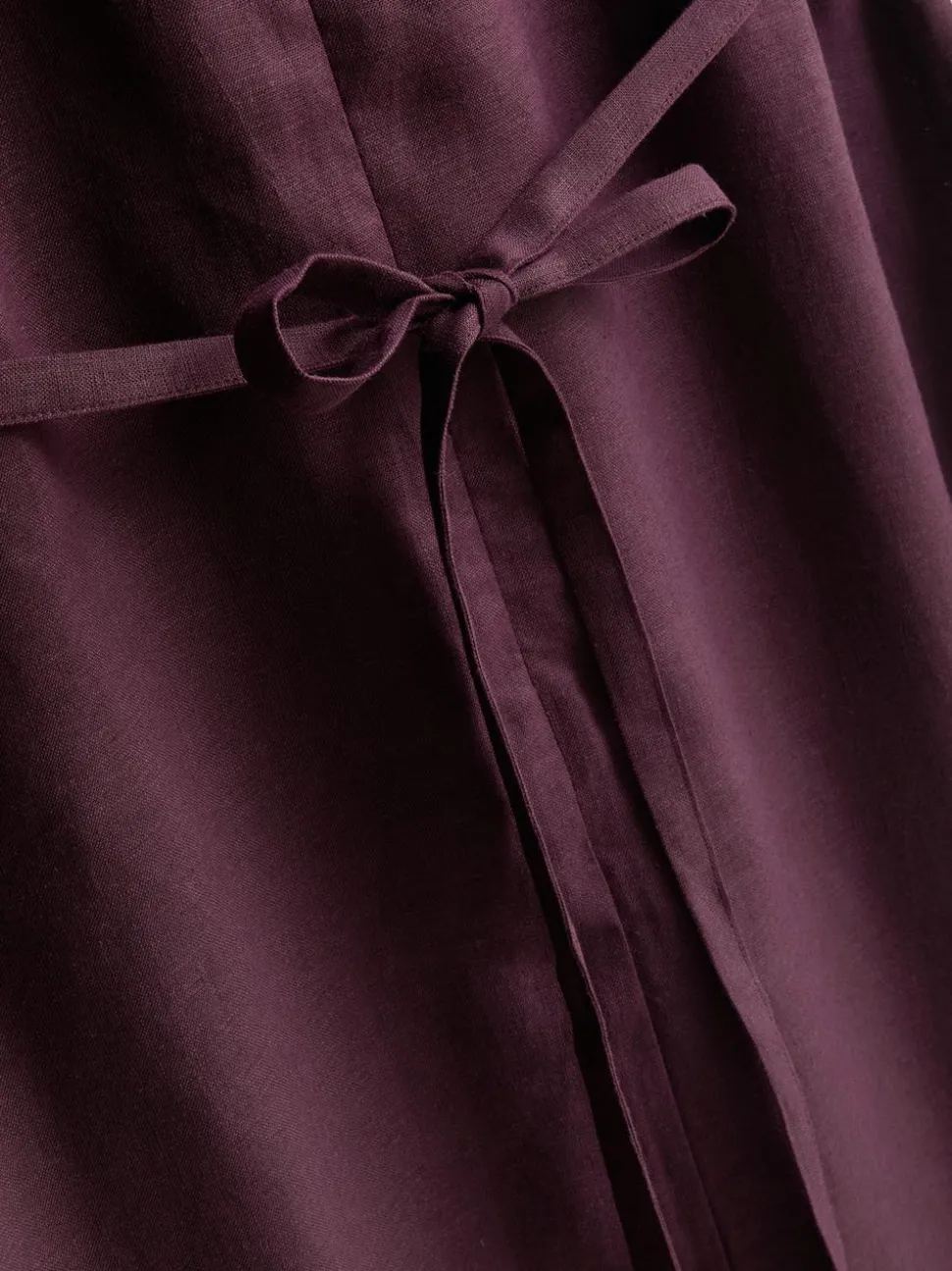 Ärmelloses „The Edit“ Leinen-Midikleid
