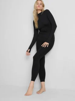 Samtig weiche Leggings, 1er-Pack
