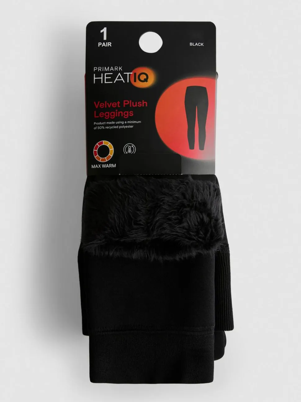 Samtig weiche Leggings, 1er-Pack