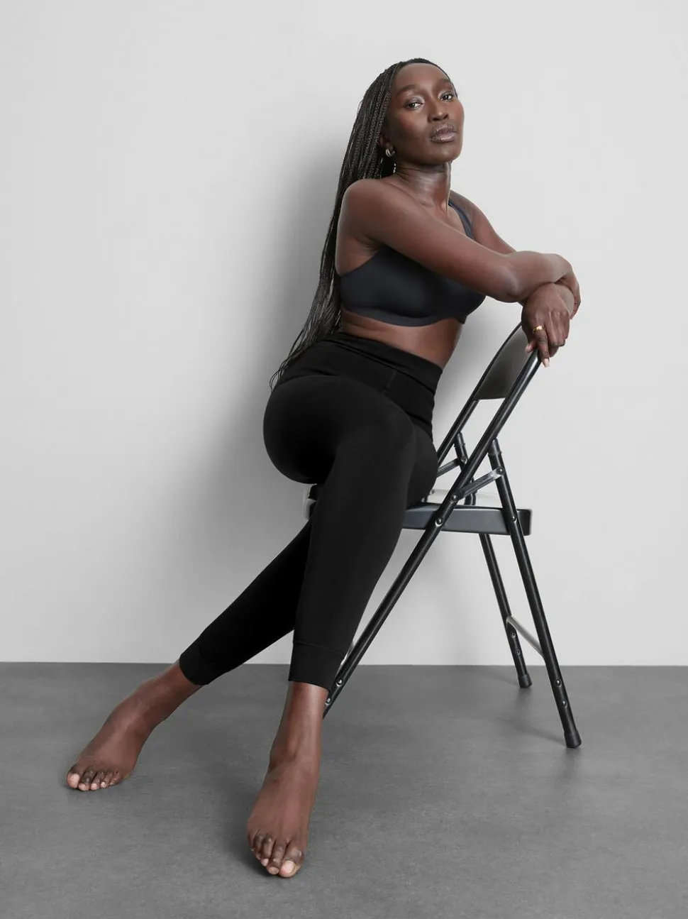 Samtig weiche Leggings, 1er-Pack