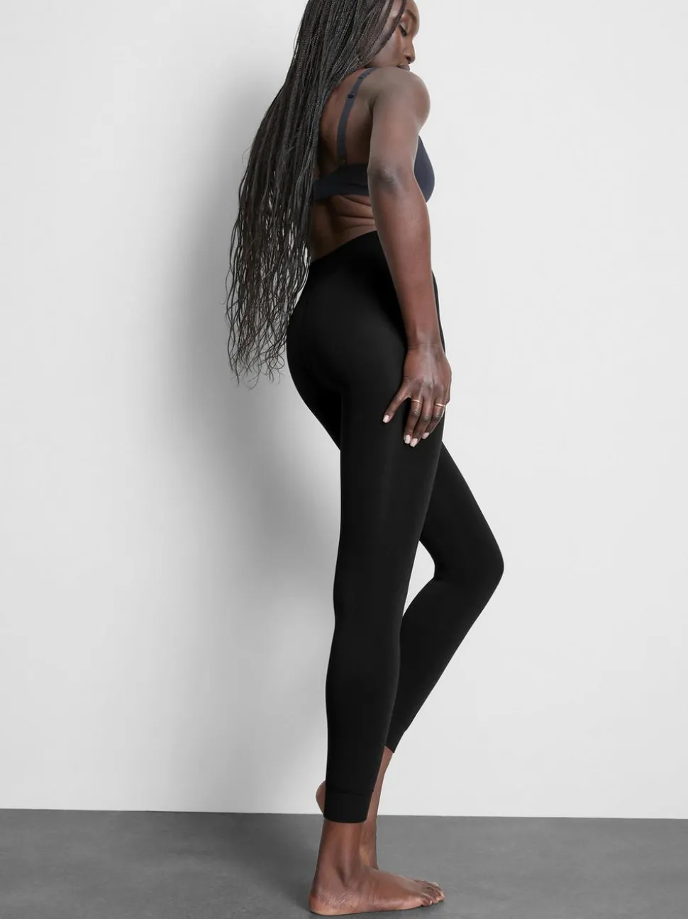 Samtig weiche Leggings, 1er-Pack
