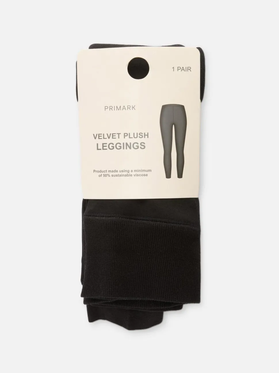 Samtig weiche Leggings, 1er-Pack