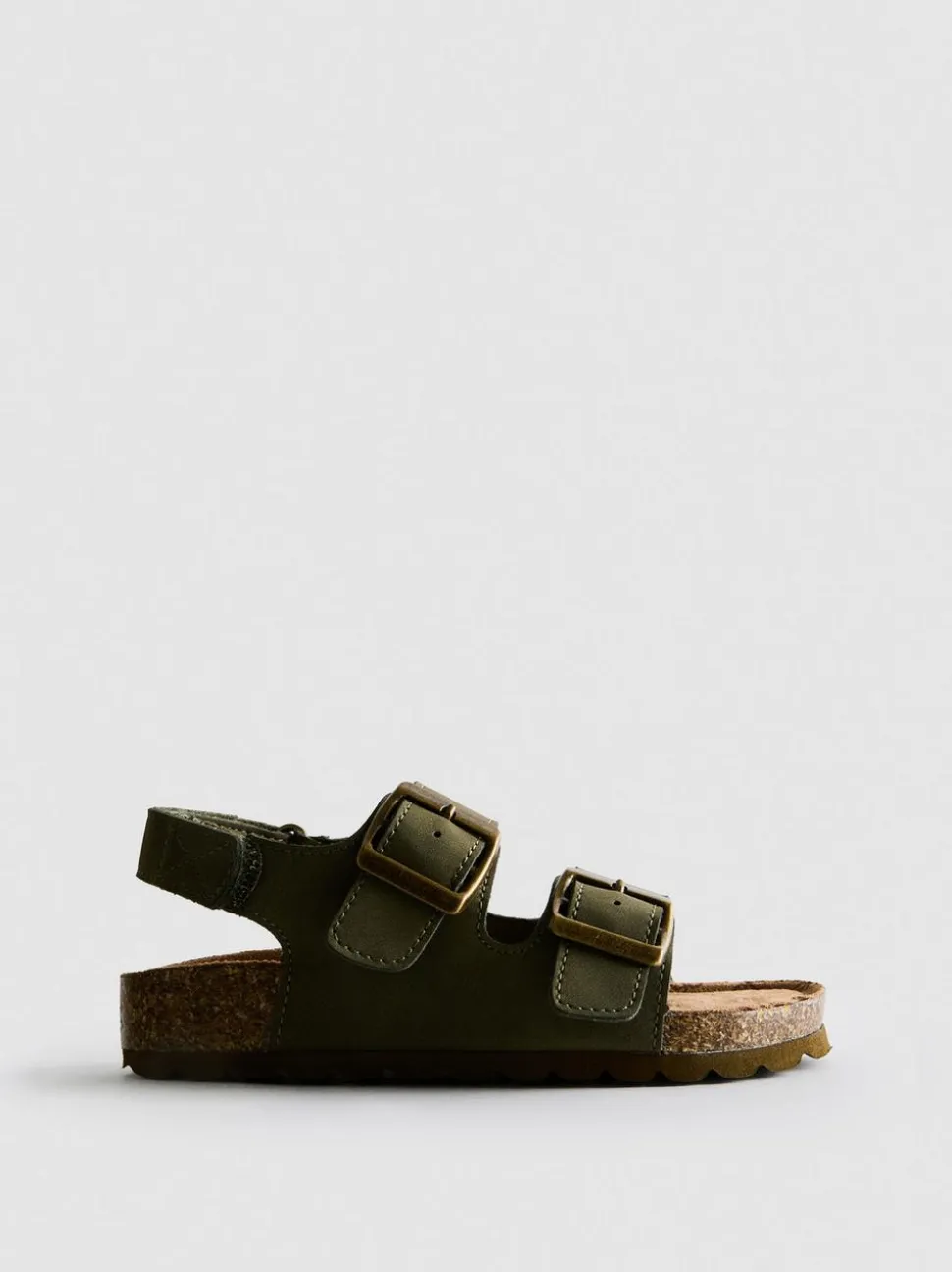 Sandalen mit doppeltem Schnallenriemen