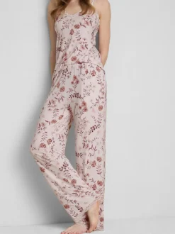 Schlafanzughose mit hohem Modalanteil und Blumenmuster